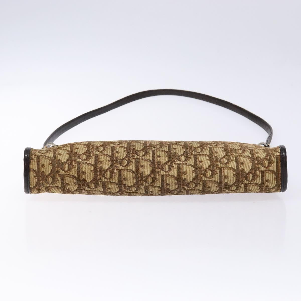 Christian Dior Vintage Trotter Canvas Brown Canvas Bag (Pre-Owned)
