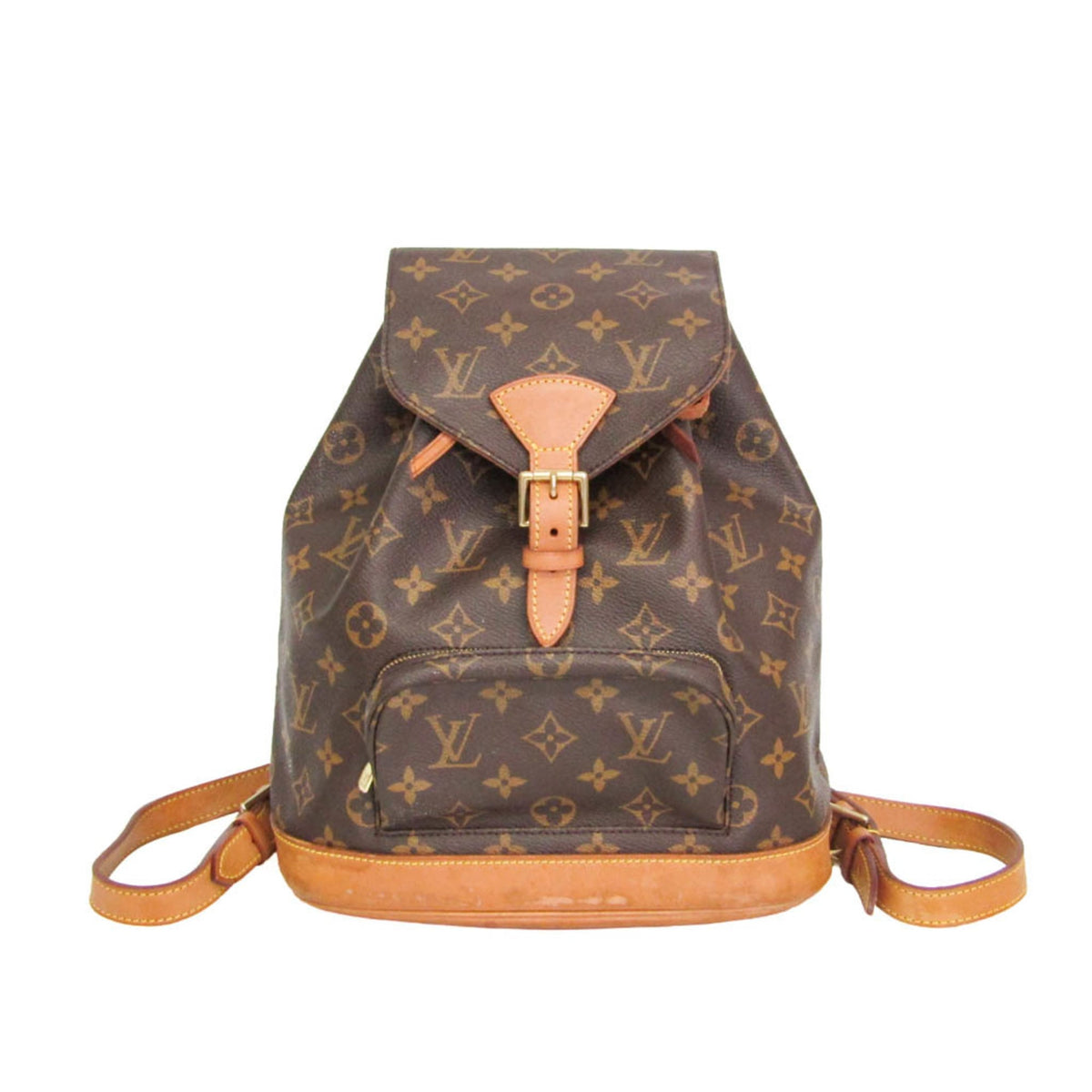 Louis Vuitton Vintage Montsouris Monogram Canvas Brown Canvas Backpack Bag (Pre-Owned)