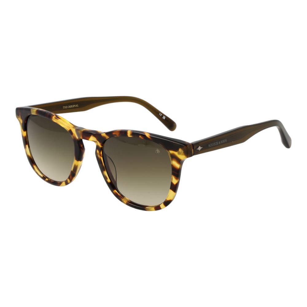 Scotch & Soda Brown Plastic Men's Sunglasses