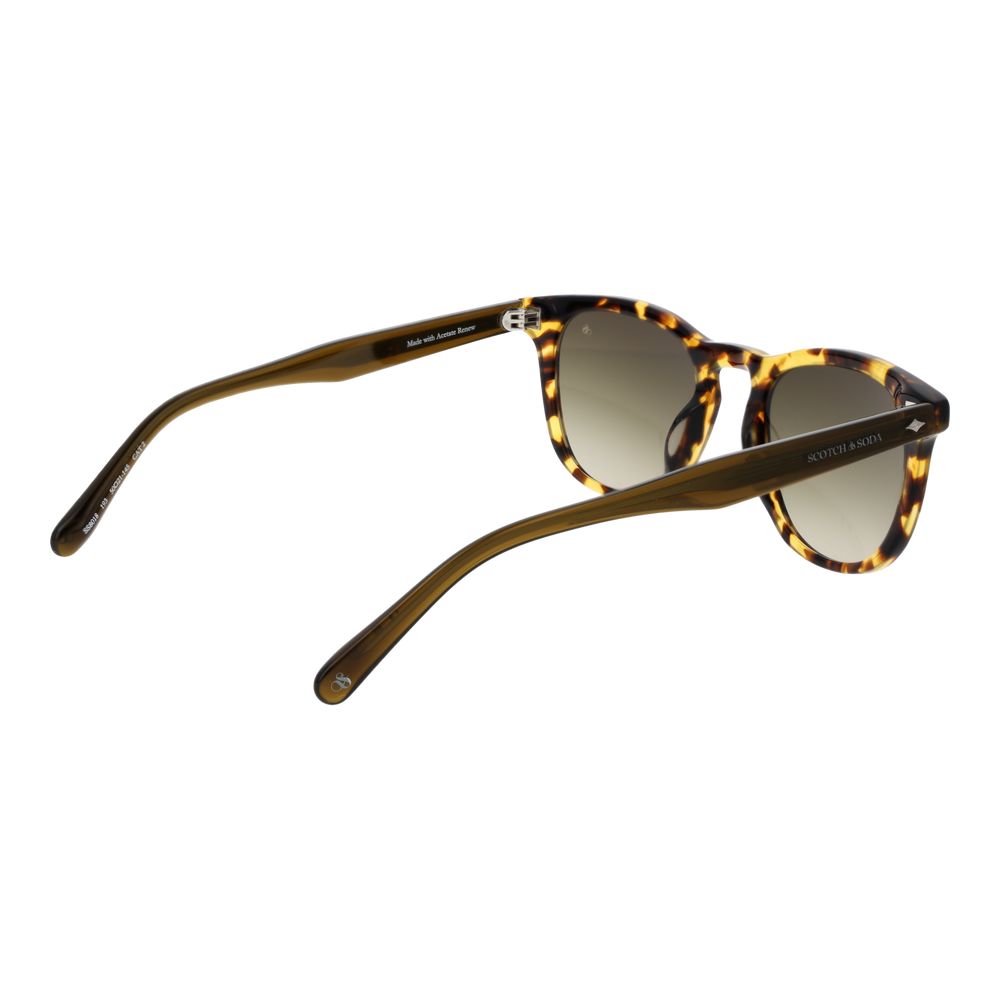 Scotch & Soda Brown Plastic Men's Sunglasses
