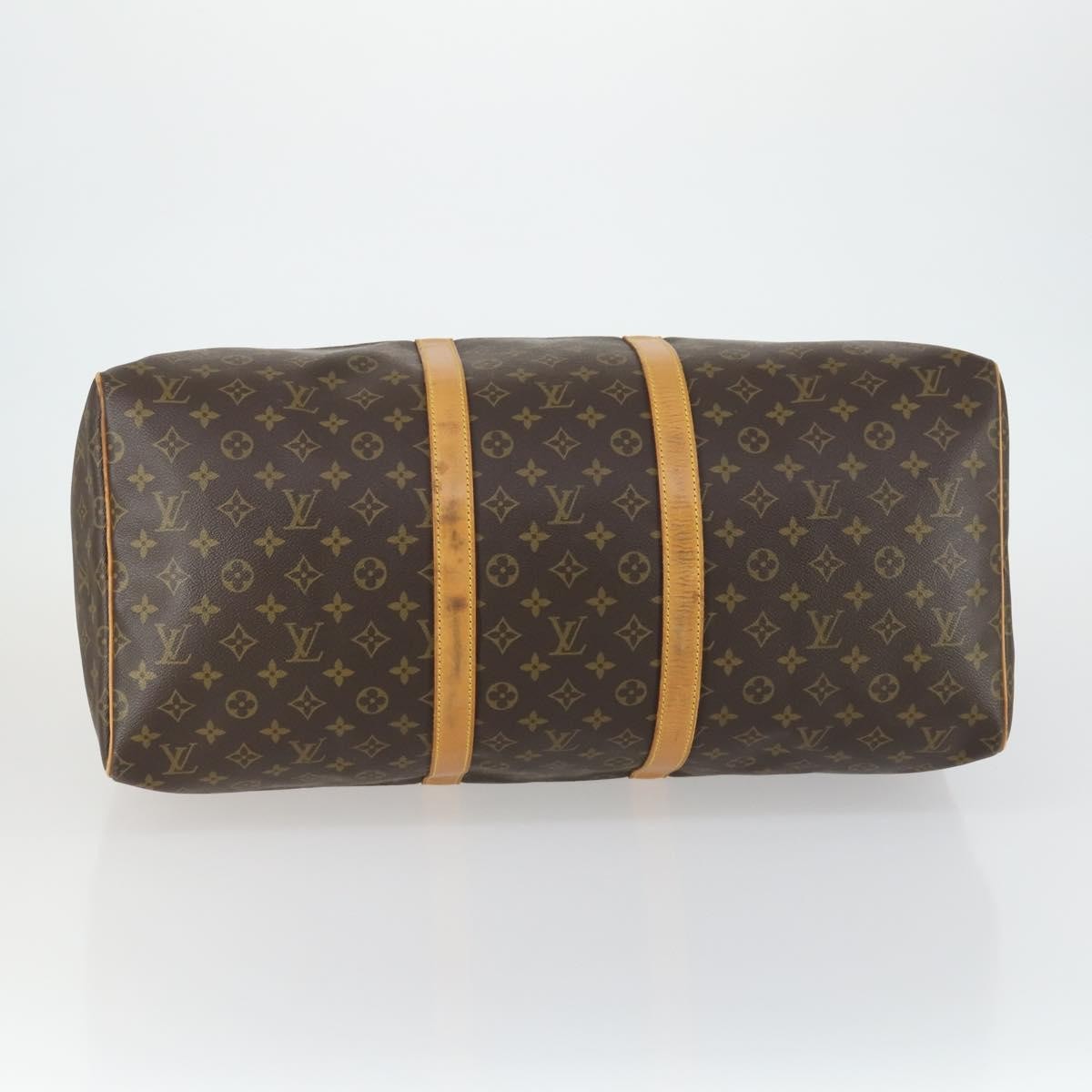 Louis Vuitton Keepall Monogram Canvas Brown Canvas Travel Bag Bag (Pre-Owned)