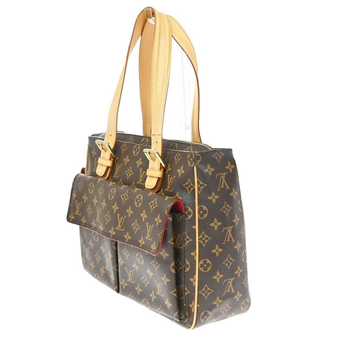 Louis Vuitton Multipli Cite Monogram Canvas Brown Canvas Handbag (Pre-Owned)