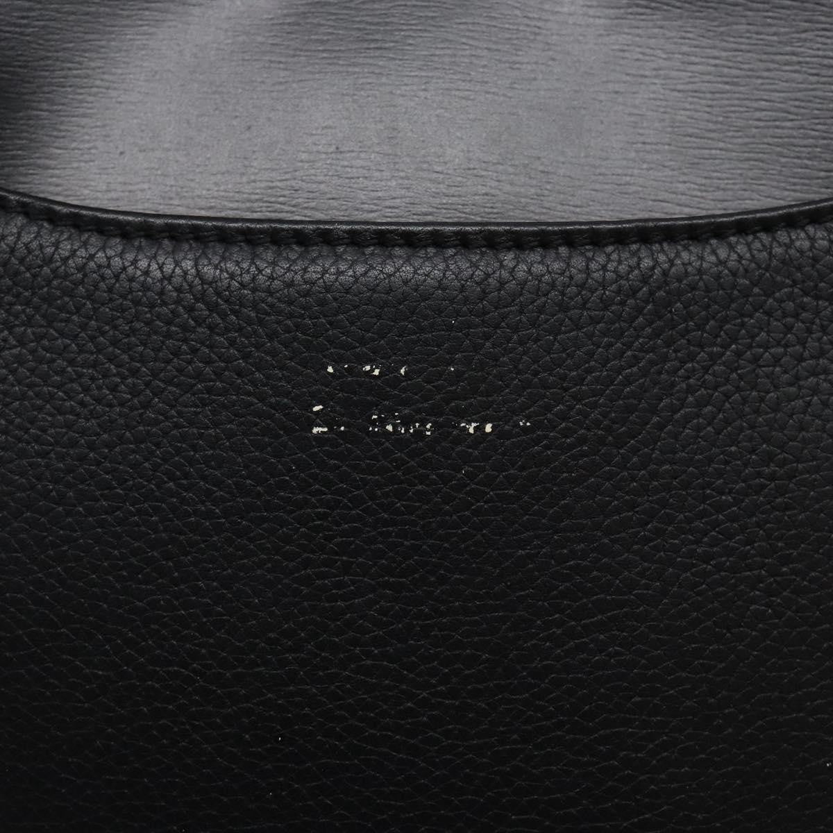 Loewe Vintage Leather Black Leather Shoulder Bag Bag (Pre-Owned)