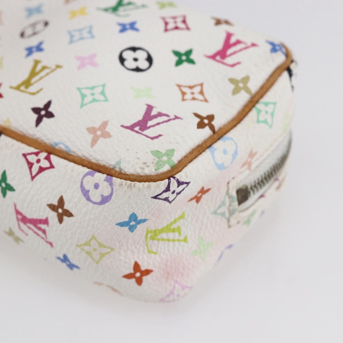 Louis Vuitton Wapity Trousse Monogram Multicolor White Canvas Clutche & Pouche Bag (Pre-Owned)