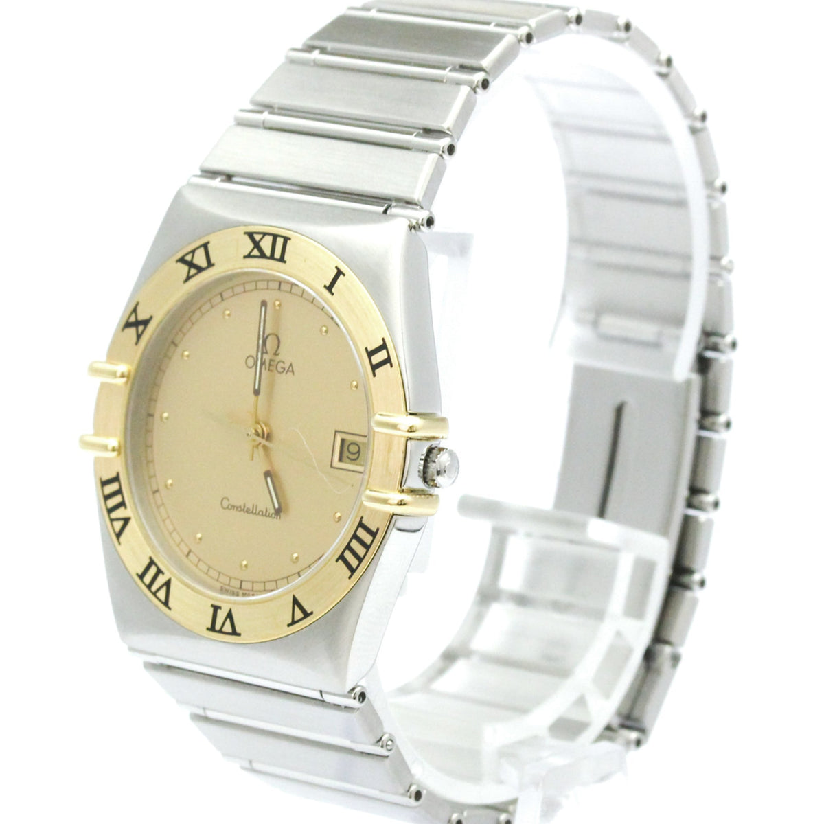 Omega Constellation Quartz Stainless Steel And Yellow Gold Watch (Pre-Owned)