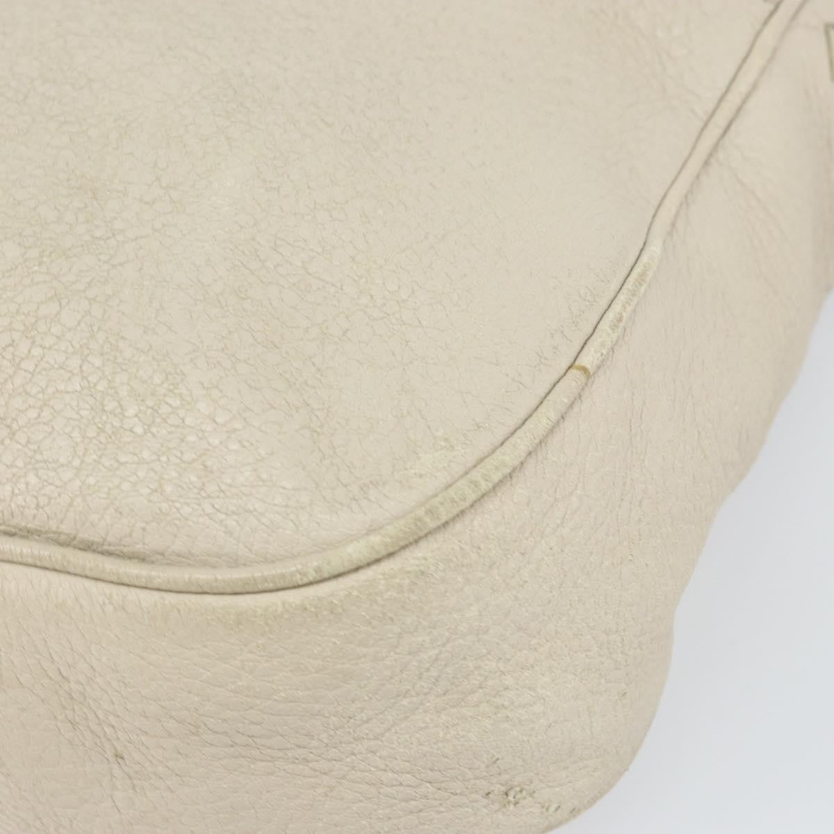 Bottega Veneta Braided Handle Hobo Embroidered Leather With Intrecciato Detail Beige Leather Shoulder Bag Bag (Pre-Owned)