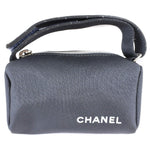 Chanel Grey Synthetic Clutch Bag (Pre-Owned)