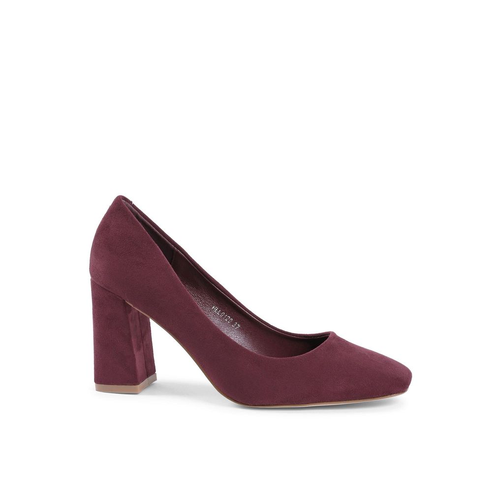 19V69 Italia Bordeaux Fabric High Heel Women's Pumps