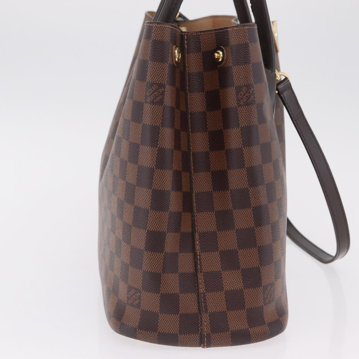 Louis Vuitton Kensington Damier Brown Canvas Handbag (Pre-Owned)