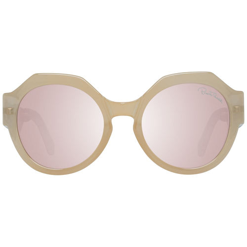 Roberto Cavalli Cream Women Women's Sunglasses