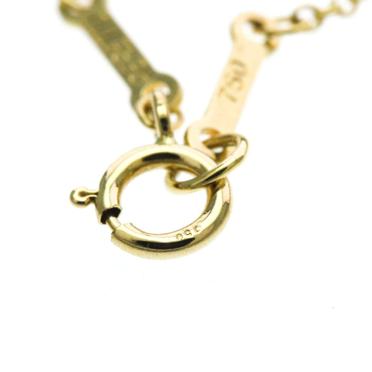 Tiffany & Co. Elsa Peretti Teardrop Pendant 18K Yellow Gold Gold Yellow_Gold Necklace Jewelry (Pre-Owned)