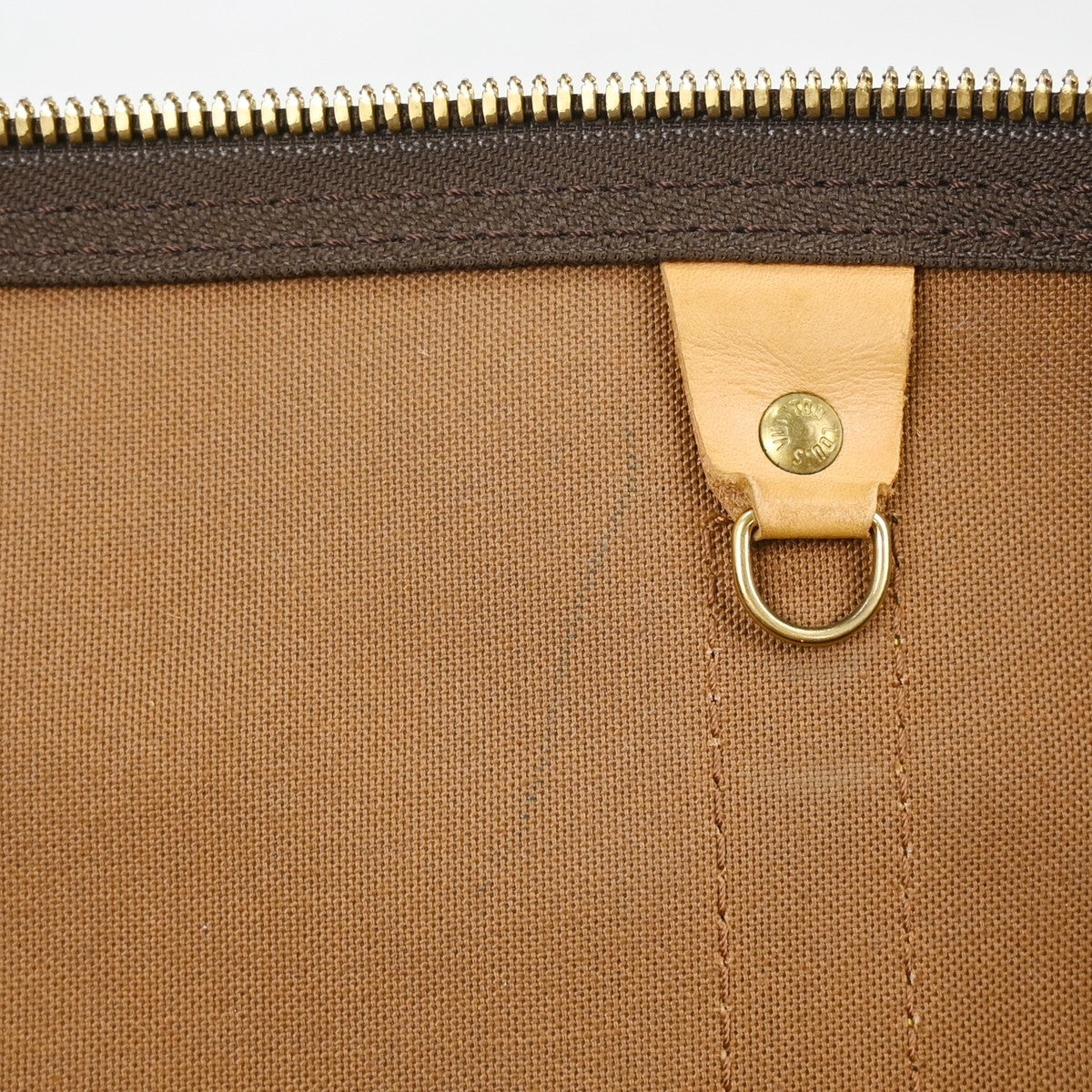 Louis Vuitton Keepall Monogram Canvas Brown Canvas Travel Bag Bag (Pre-Owned)