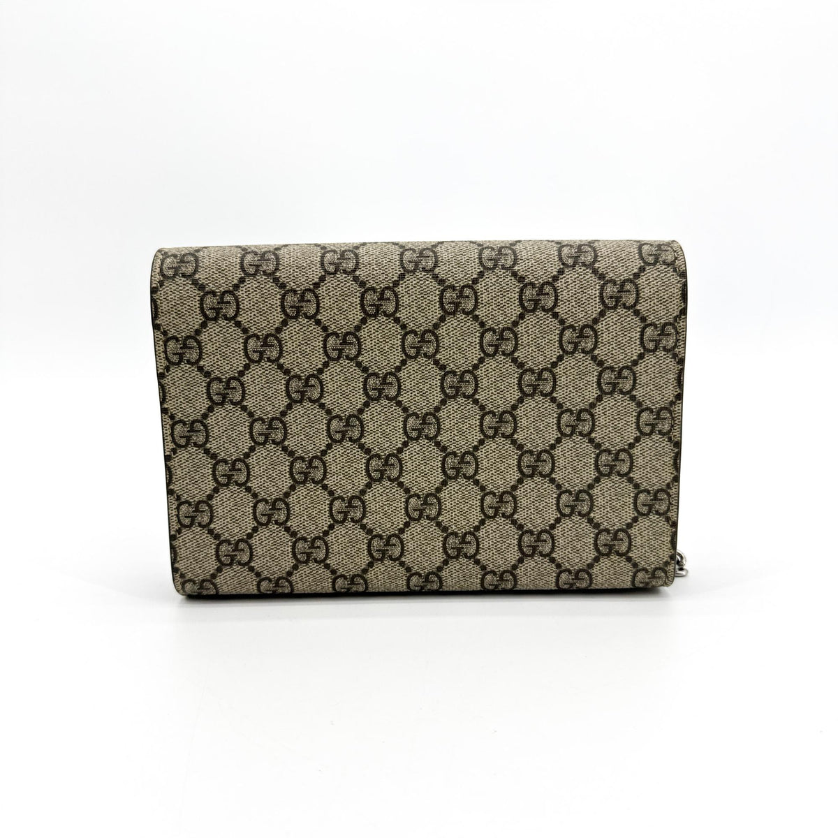 Gucci Dionysus Chain Gg Coated Canvas Brown Canvas Crossbody Bag Bag (Pre-Owned)