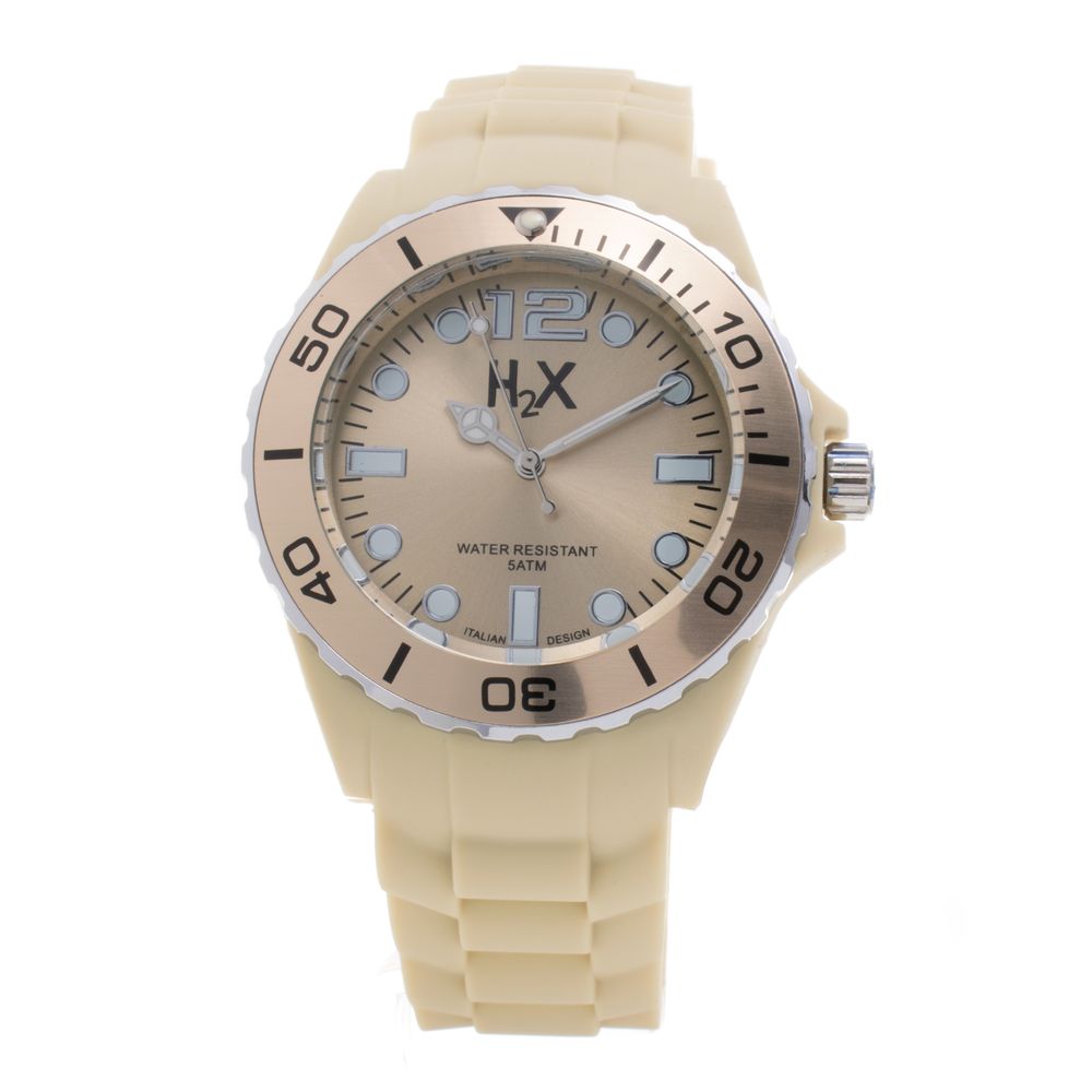 Haurex Cream Rubber  Watch