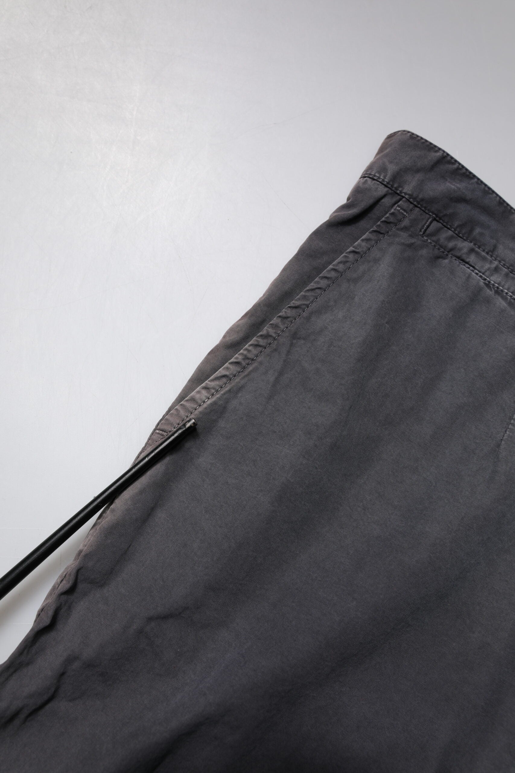Dolce & Gabbana Dark Gray Cotton Mid Waist Men Bermuda Men's Shorts (Pre-Owned)
