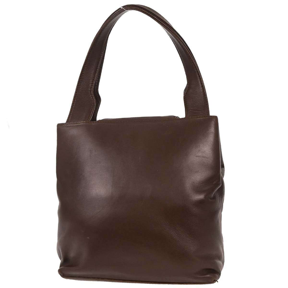 Loewe Anagram Leather Brown Leather Handbag (Pre-Owned)