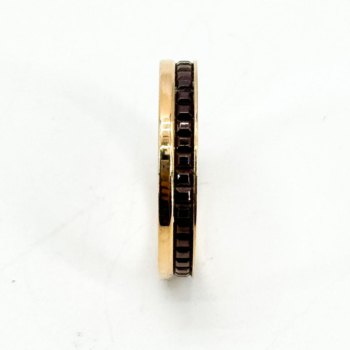 Boucheron Quatre 18K Pink Gold Gold Yellow_Gold Ring Jewelry (Pre-Owned)