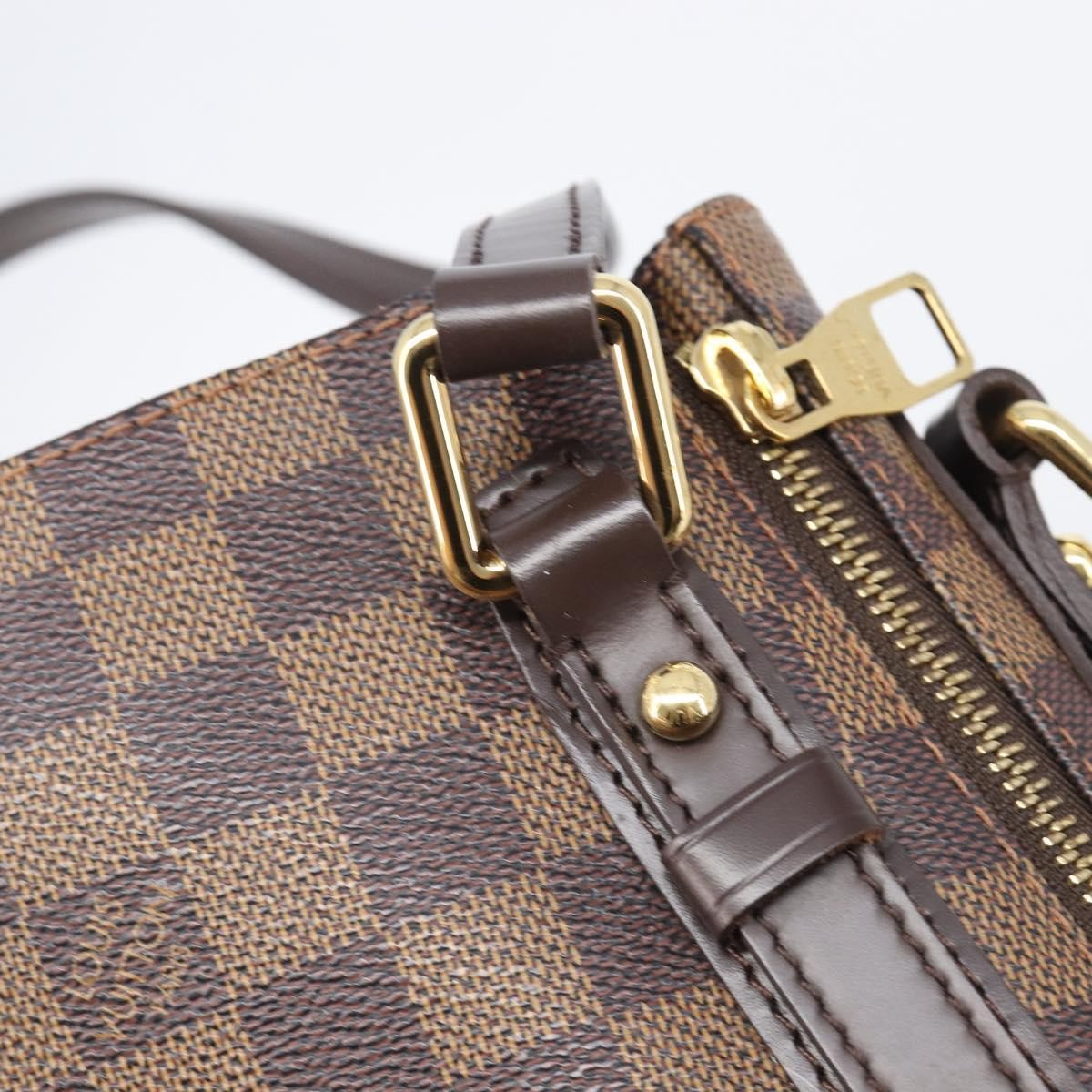 Louis Vuitton Cabas Rivington Damier Brown Canvas Tote Bag Bag (Pre-Owned)