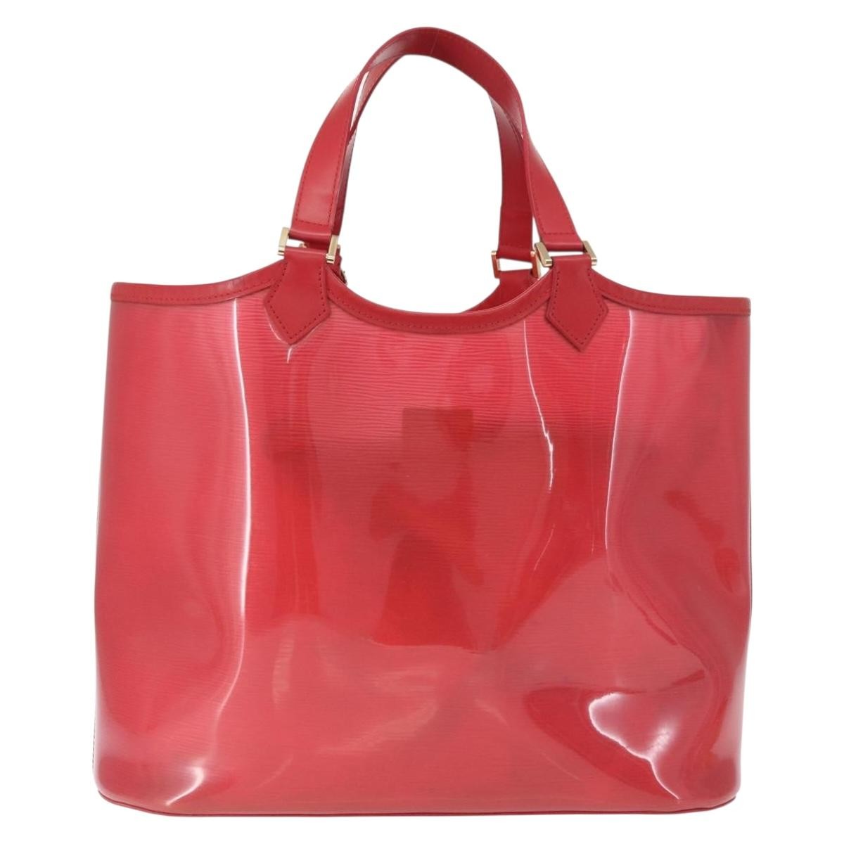 Louis Vuitton Plage Lagoon Bay Vinyl Epi Leather Red Plastic Tote Bag Bag (Pre-Owned)