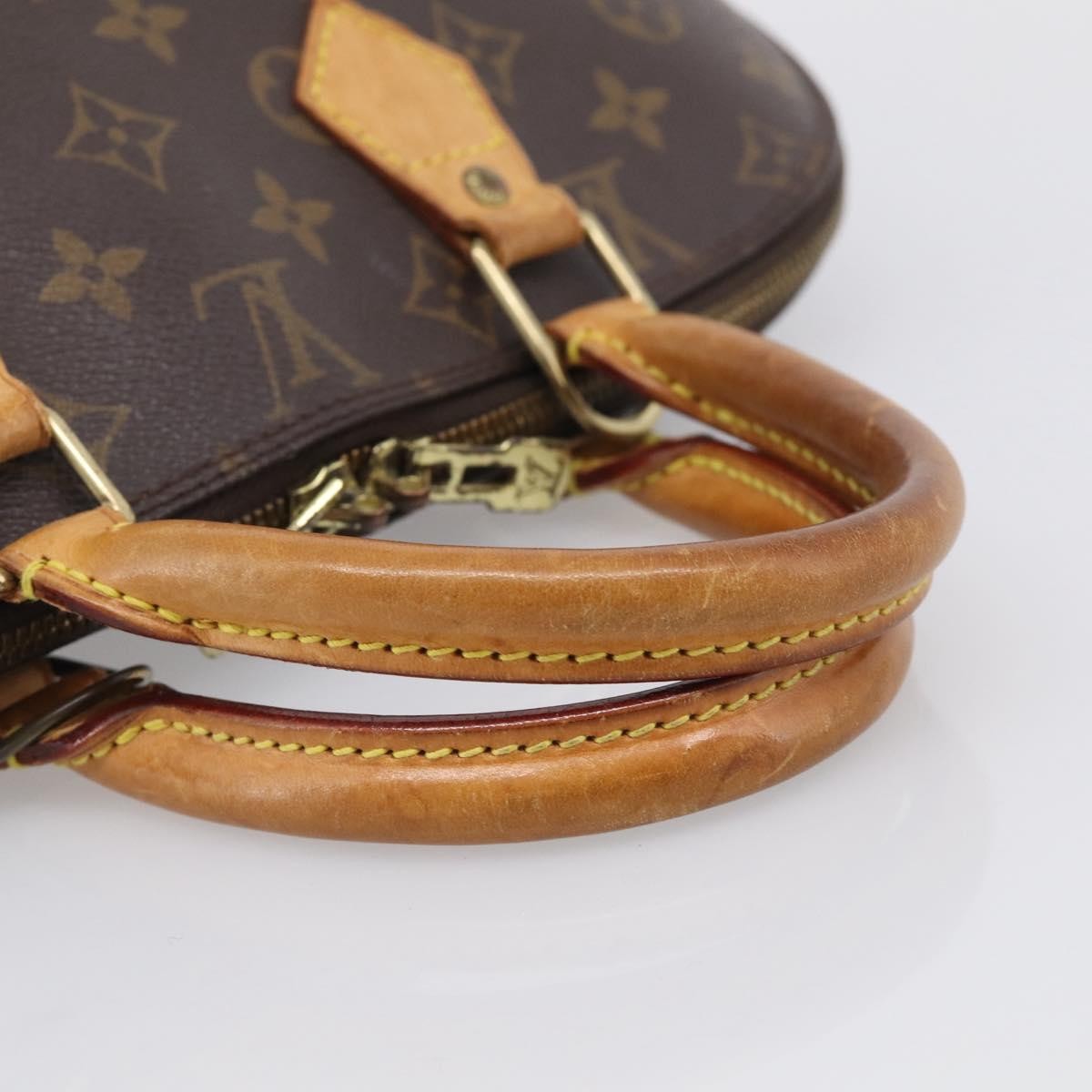 Louis Vuitton Alma Monogram Canvas Brown Canvas Handbag (Pre-Owned)