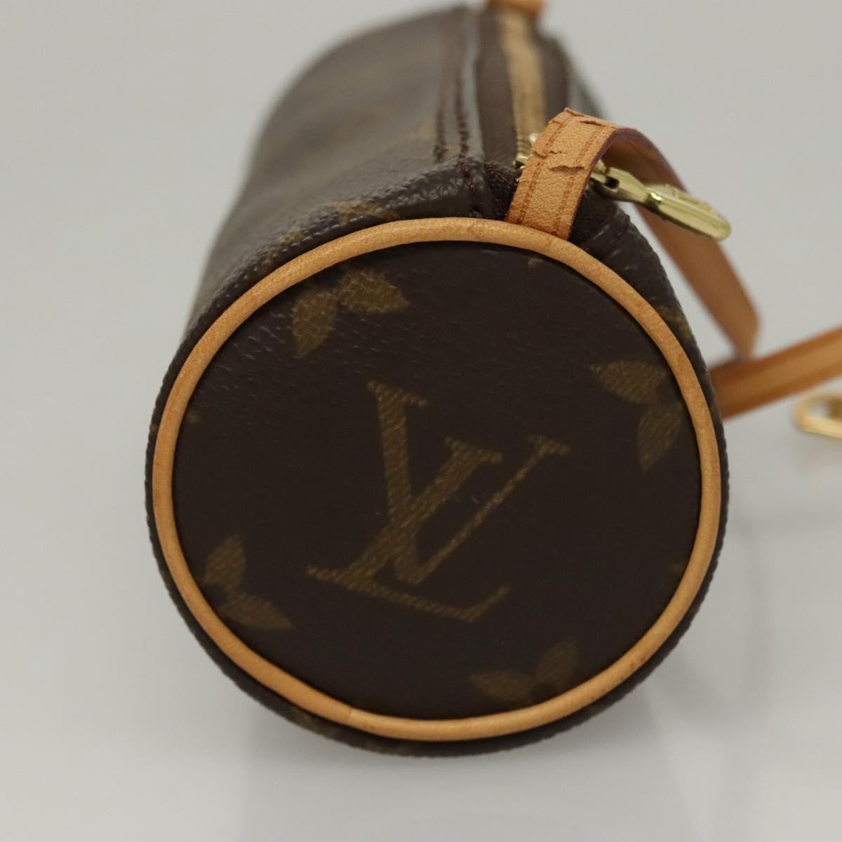 Louis Vuitton Papillon Pochette Monogram Canvas Brown Canvas Bag (Pre-Owned)