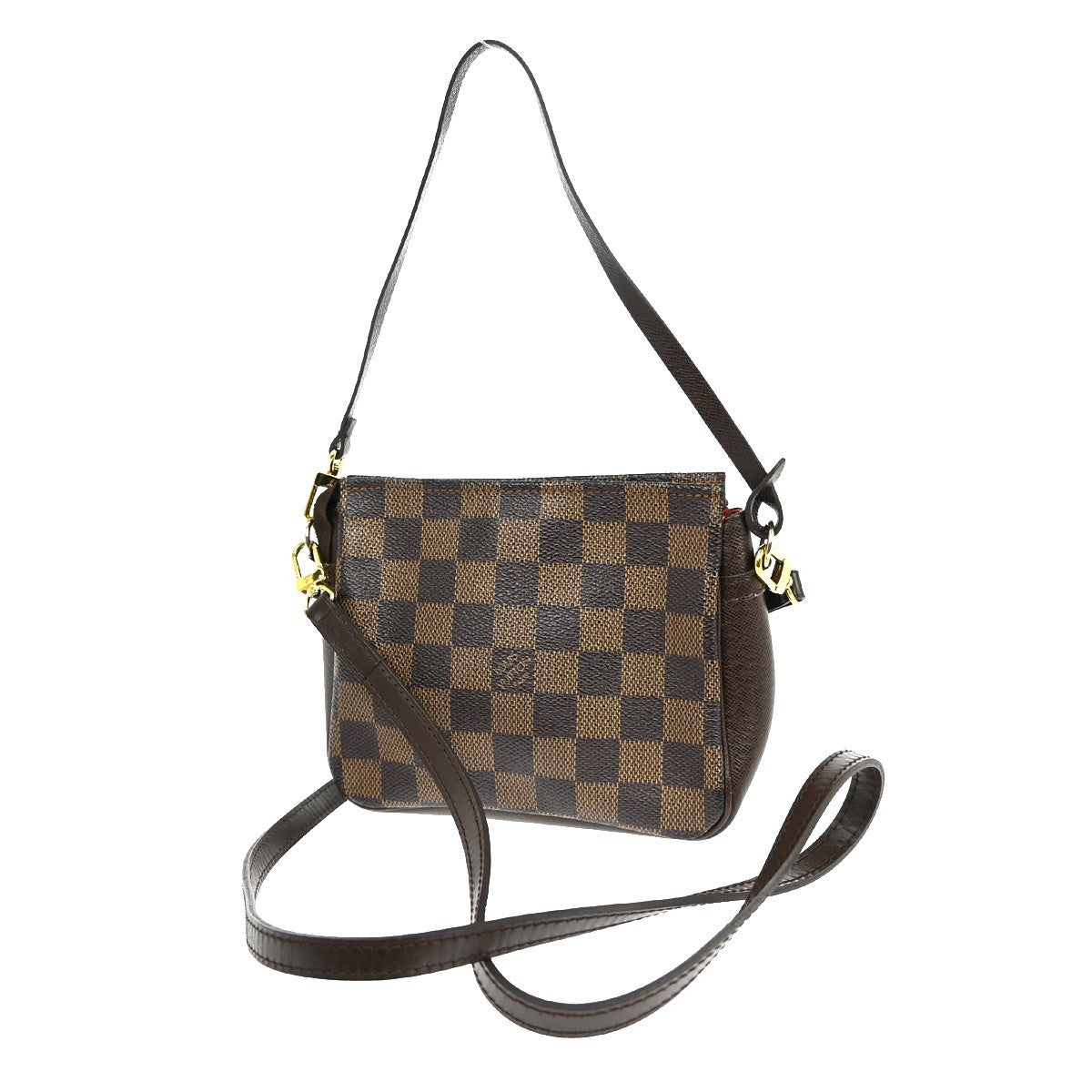 Louis Vuitton Trousse Make Up Damier Canvas Brown Canvas Clutche & Pouche Bag (Pre-Owned)