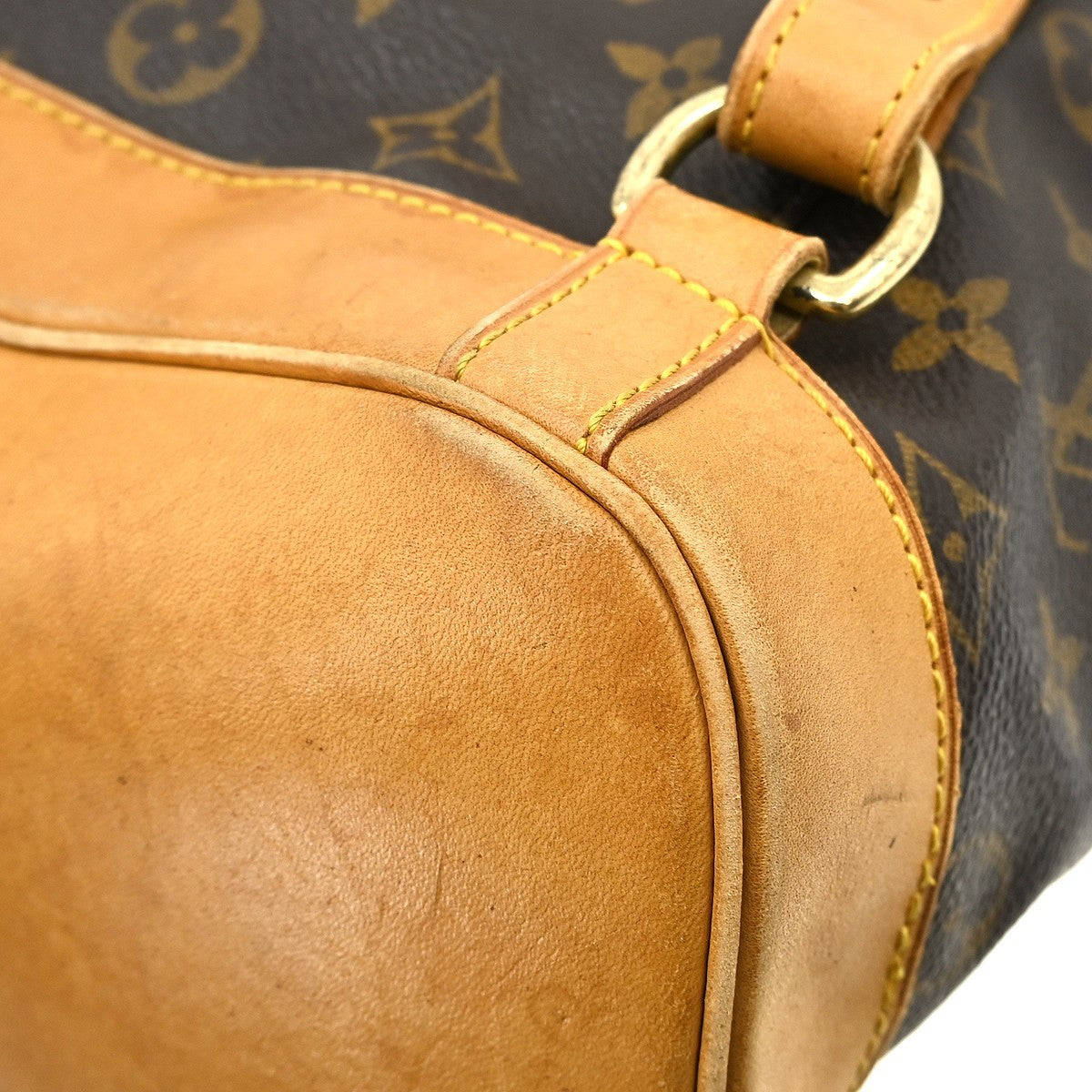 Louis Vuitton Vintage Montsouris Monogram Canvas Brown Canvas Backpack Bag (Pre-Owned)