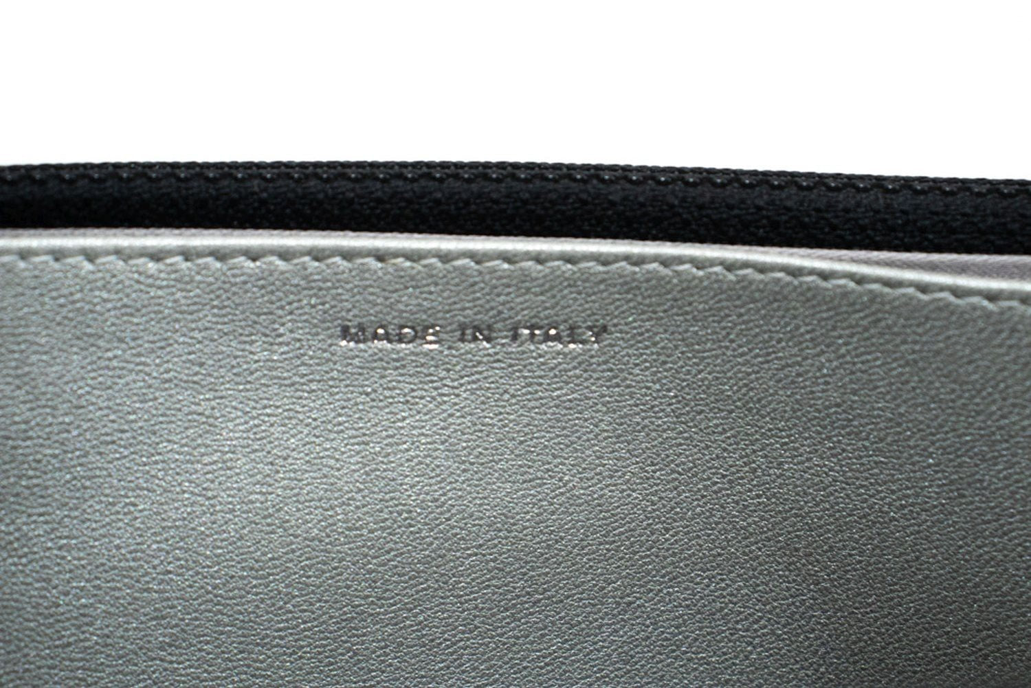 Chanel Wallet On Chain Lambskin Black Leather Shoulder Bag Bag (Pre-Owned)