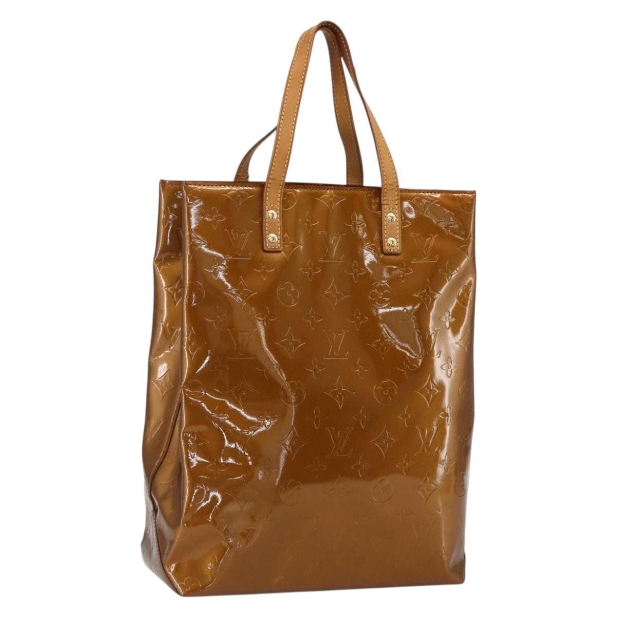 Louis Vuitton Reade Monogram Vernis Brown Patent_Leather Tote Bag Bag (Pre-Owned)