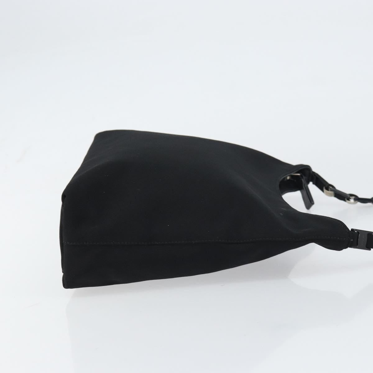 Salvatore Ferragamo Vala Nylon Black Nylon Shoulder Bag Bag (Pre-Owned)