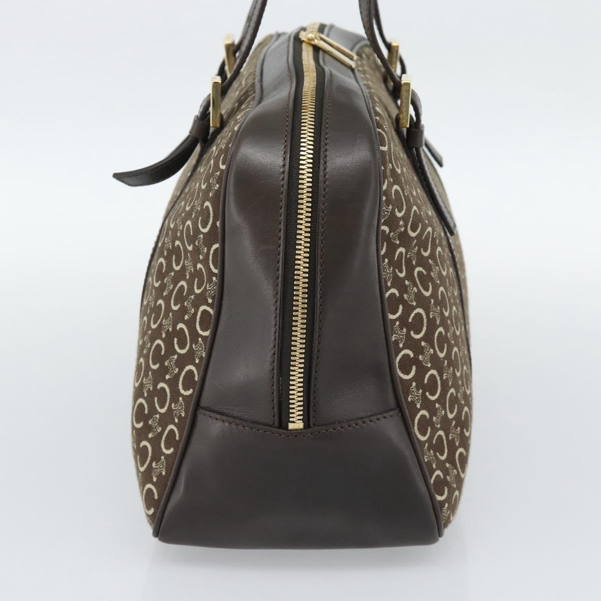 Celine C Macadam Canvas And Leather Brown Canvas Handbag (Pre-Owned)