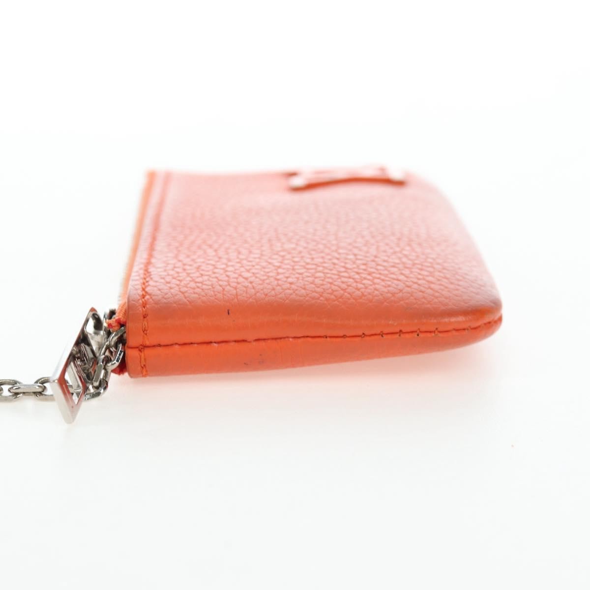 Louis Vuitton Pochette Clés Everyday Lv Leather Orange Leather Wallets Accessory (Pre-Owned)