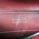 Prada City Calf Burgundy Leather Handbag (Pre-Owned)