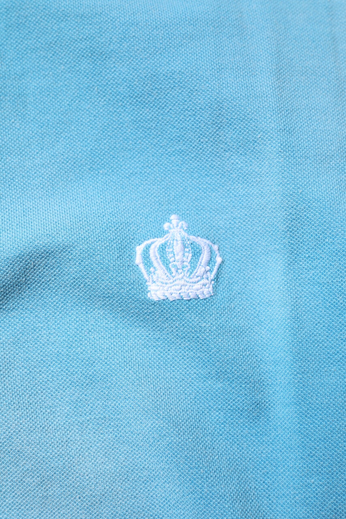 Dolce & Gabbana Blue Cotton Crown Collared Men Polo Men's T-shirt (Pre-Owned)