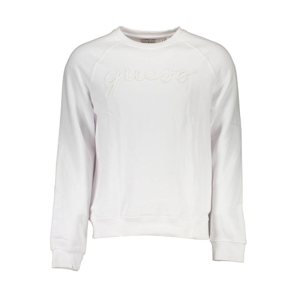 Guess Jeans White Cotton Men Men's Sweater