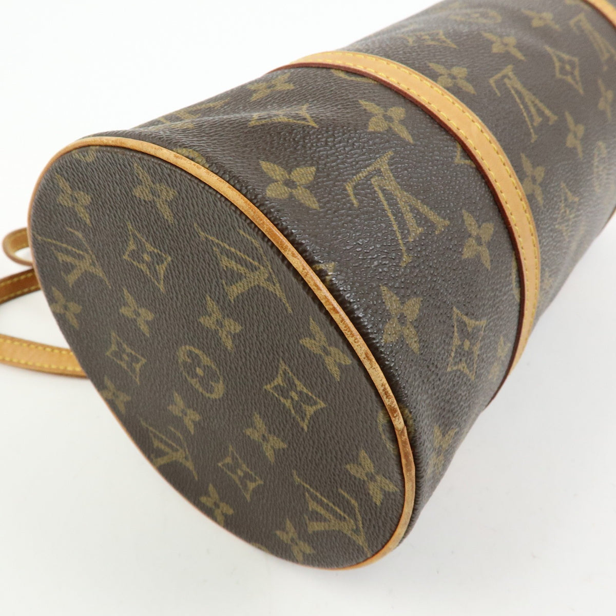 Louis Vuitton Papillon Monogram Canvas Brown Canvas Handbag (Pre-Owned)