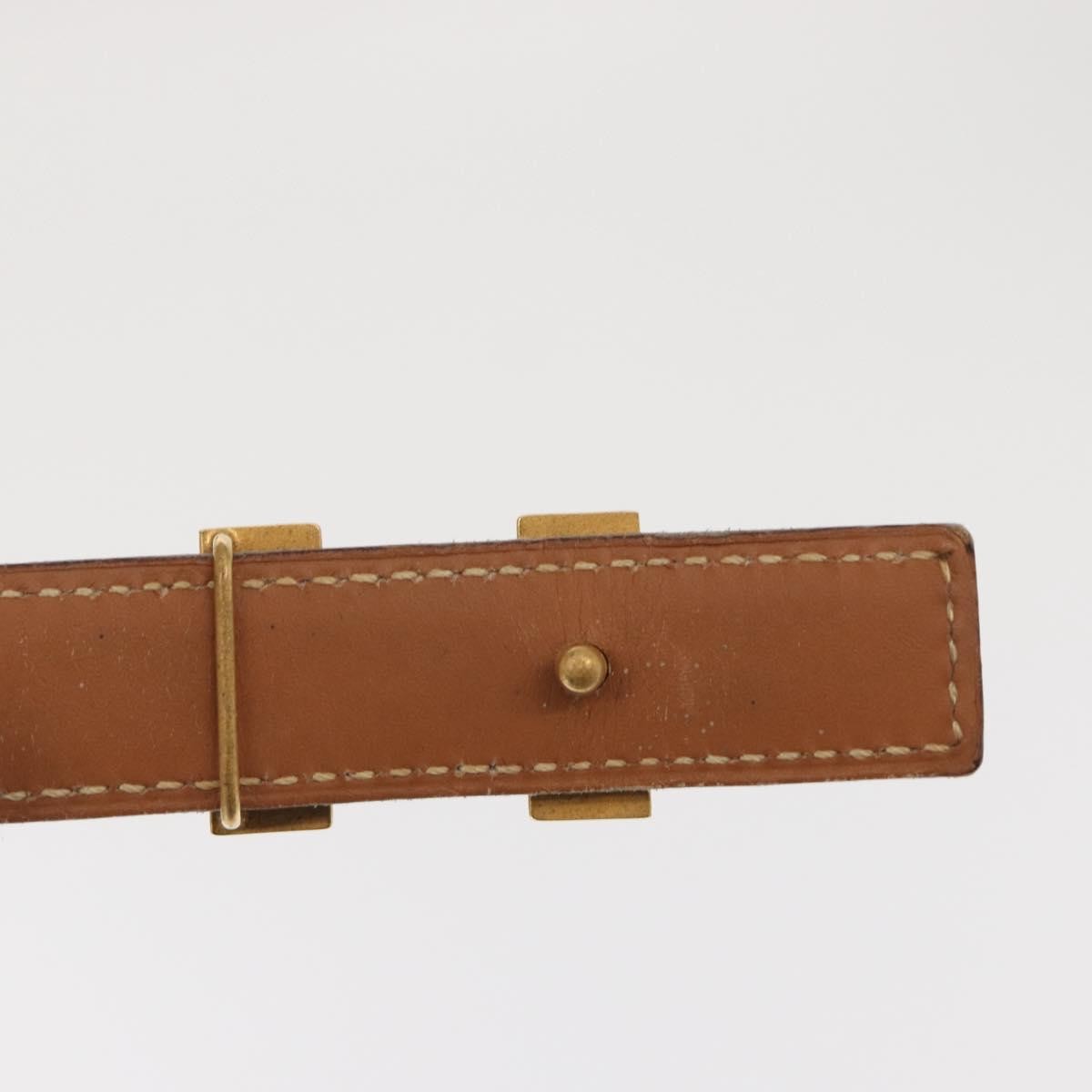 Hermes Constance Reversible Belt Leather Black Leather Belts Accessory (Pre-Owned)