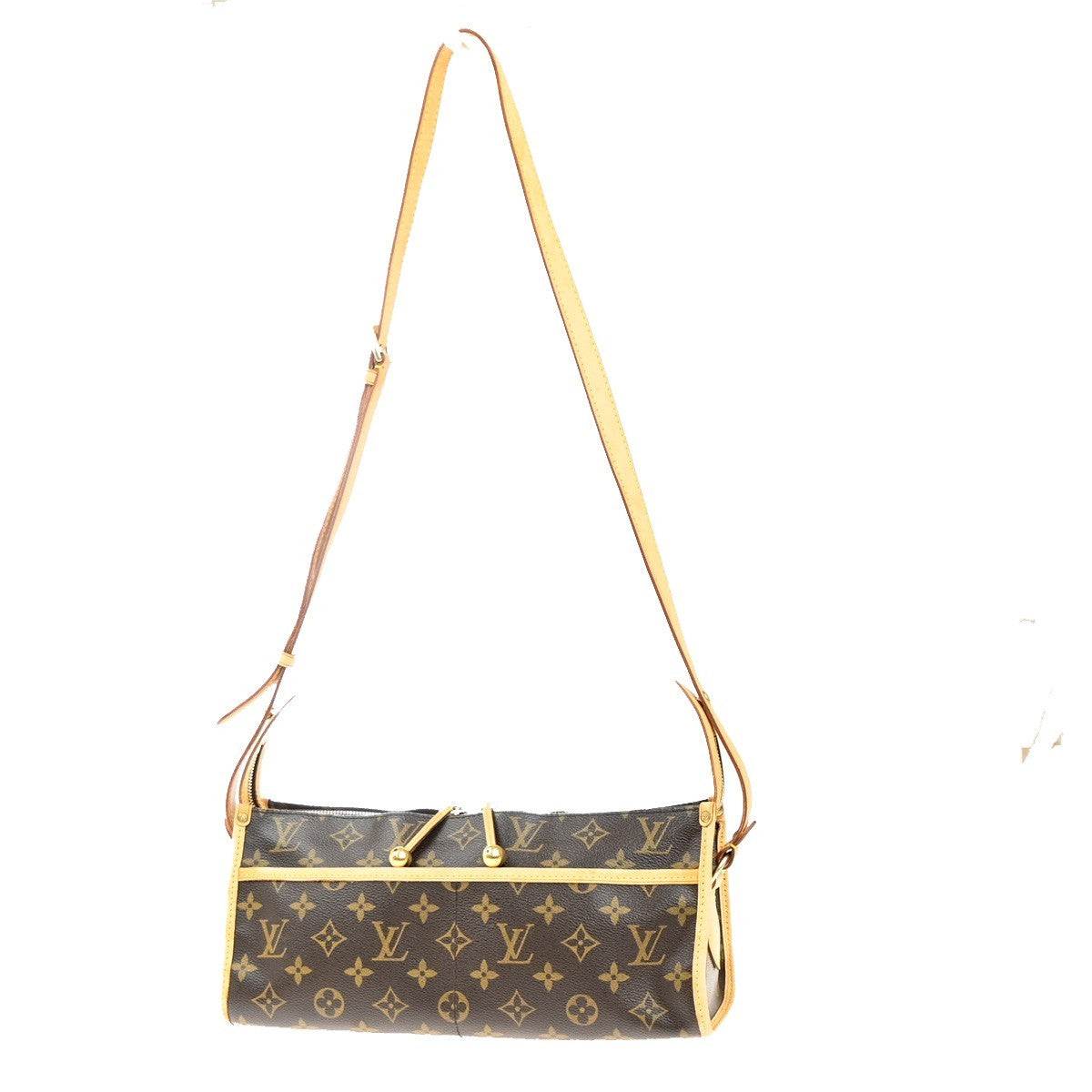 Louis Vuitton Popincourt Monogram Canvas Brown Canvas Shoulder Bag Bag (Pre-Owned)