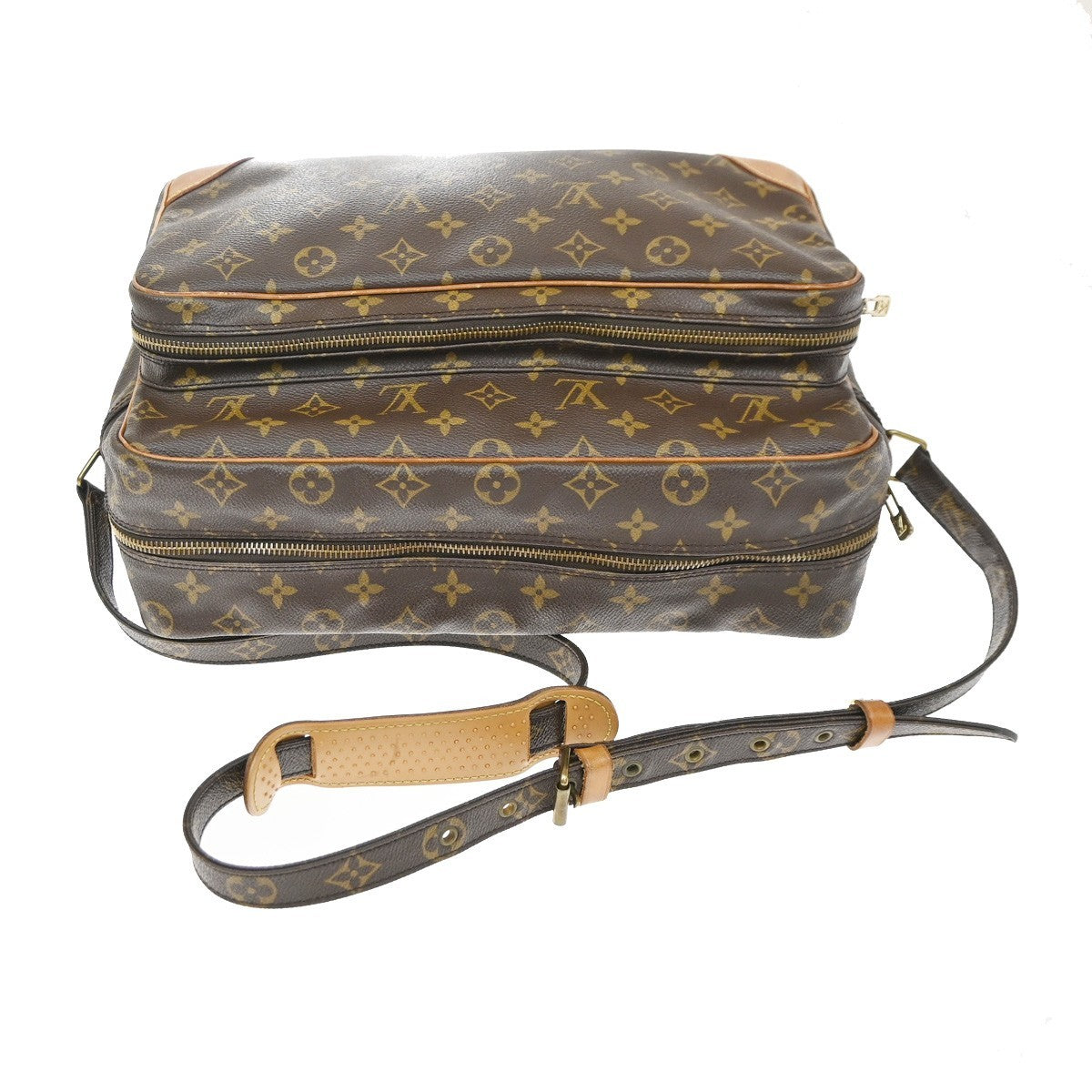 Louis Vuitton Nil Shoulder Bag Monogram Canvas Brown Canvas Shoulder Bag Bag (Pre-Owned)
