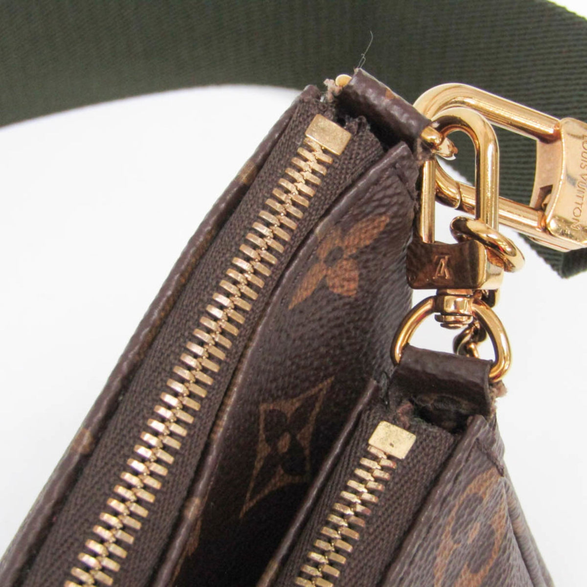 Louis Vuitton Multi Pochette Accessoires Pouch Monogram Canvas Brown Canvas Clutche & Pouche Bag (Pre-Owned)