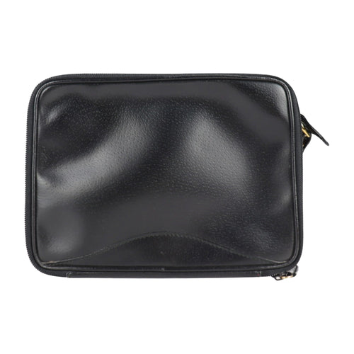 Gucci Black Leather Clutch Bag (Pre-Owned)