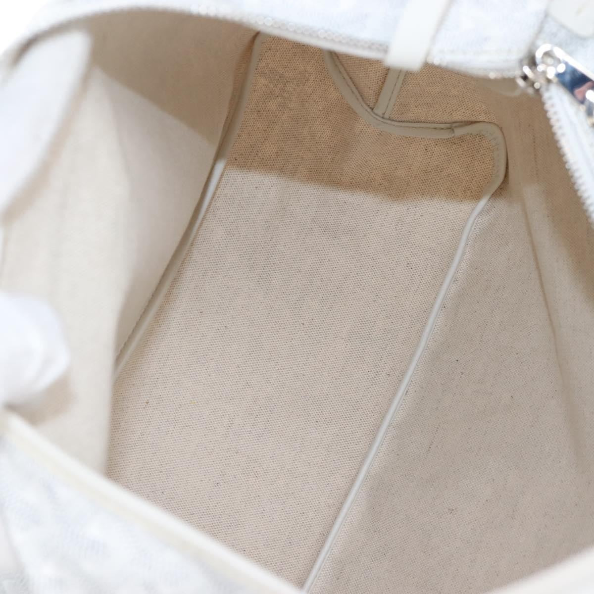 Goyard Boheme Hobo Iridescent Coated Canvas White Canvas Shoulder Bag Bag (Pre-Owned)