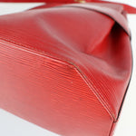 Louis Vuitton Sac D'épaule Red Leather Shoulder Bag (Pre-Owned)