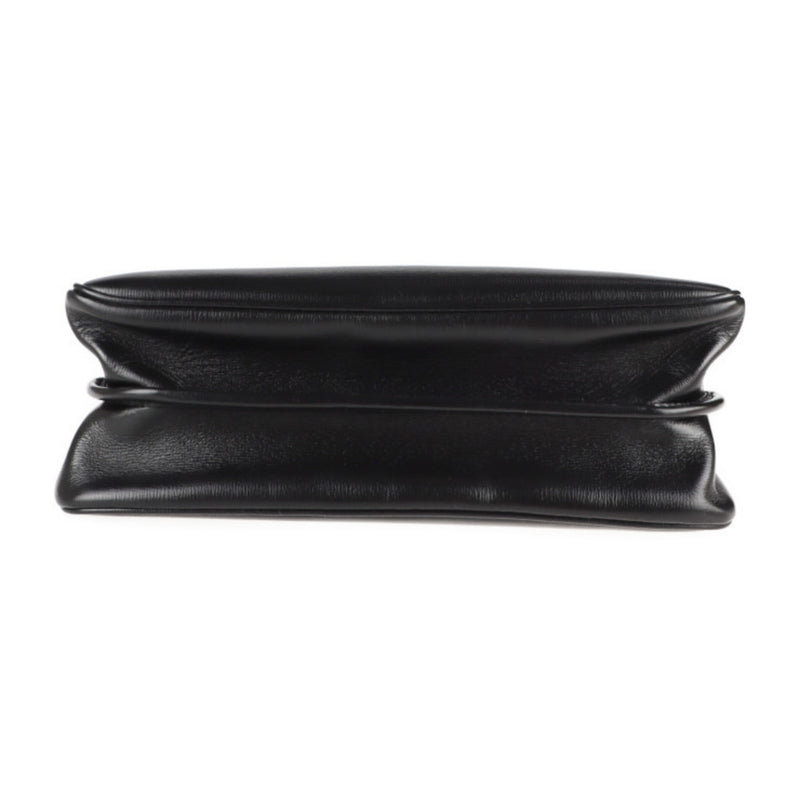 Gucci Marina Black Leather Shoulder Bag (Pre-Owned)
