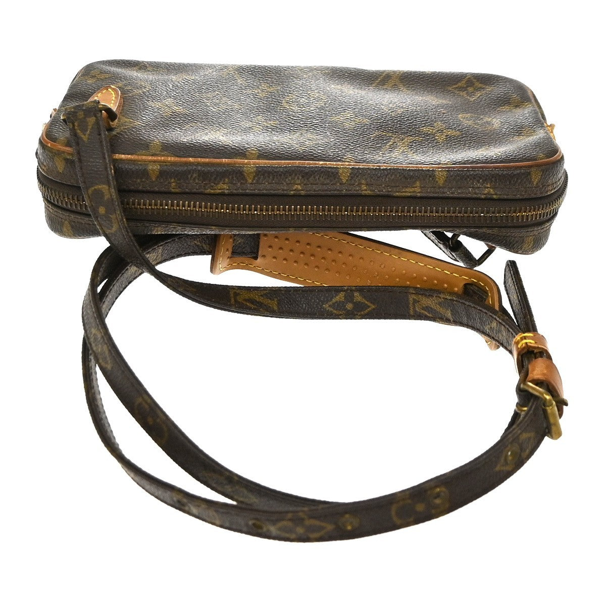 Louis Vuitton Pochette Marly Bandouliere Monogram Canvas Brown Canvas Shoulder Bag Bag (Pre-Owned)