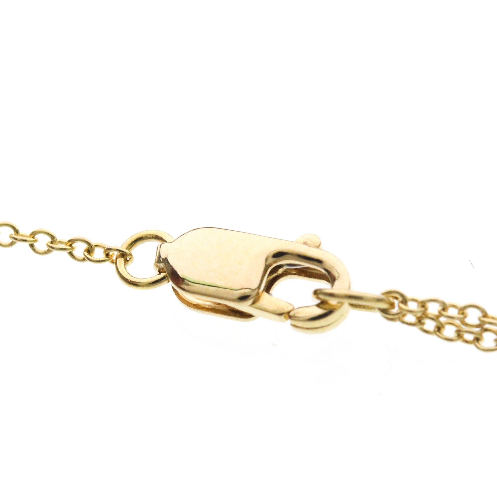 Tiffany & Co. Atlas X Closed Interlocking Pendant 18K Yellow Gold Gold Yellow_Gold Necklace Jewelry (Pre-Owned)