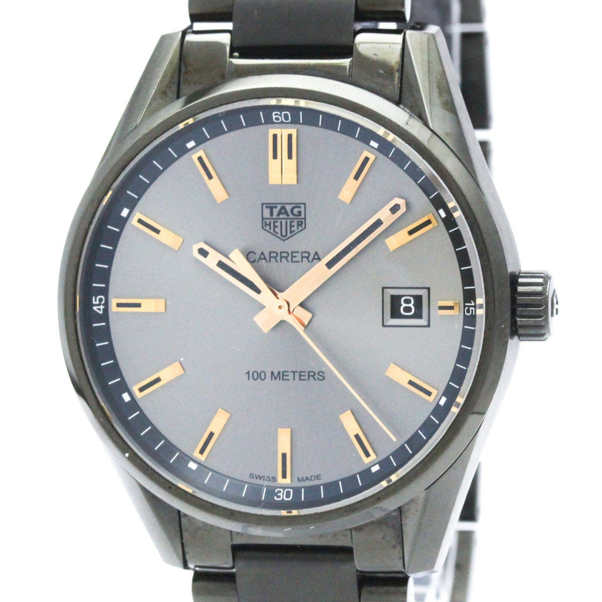 Tag Heuer Carrera Quartz Stainless Steel Watch (Pre-Owned)