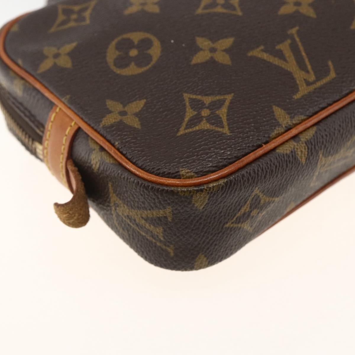 Louis Vuitton Pochette Marly Bandouliere Monogram Canvas Brown Canvas Shoulder Bag Bag (Pre-Owned)