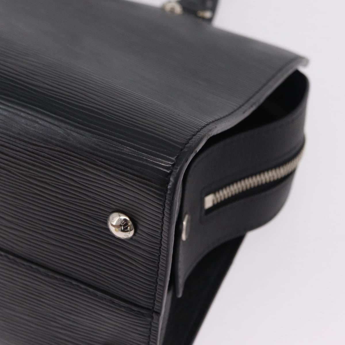 Louis Vuitton Vaneau Epi Leather Black Leather Handbag (Pre-Owned)