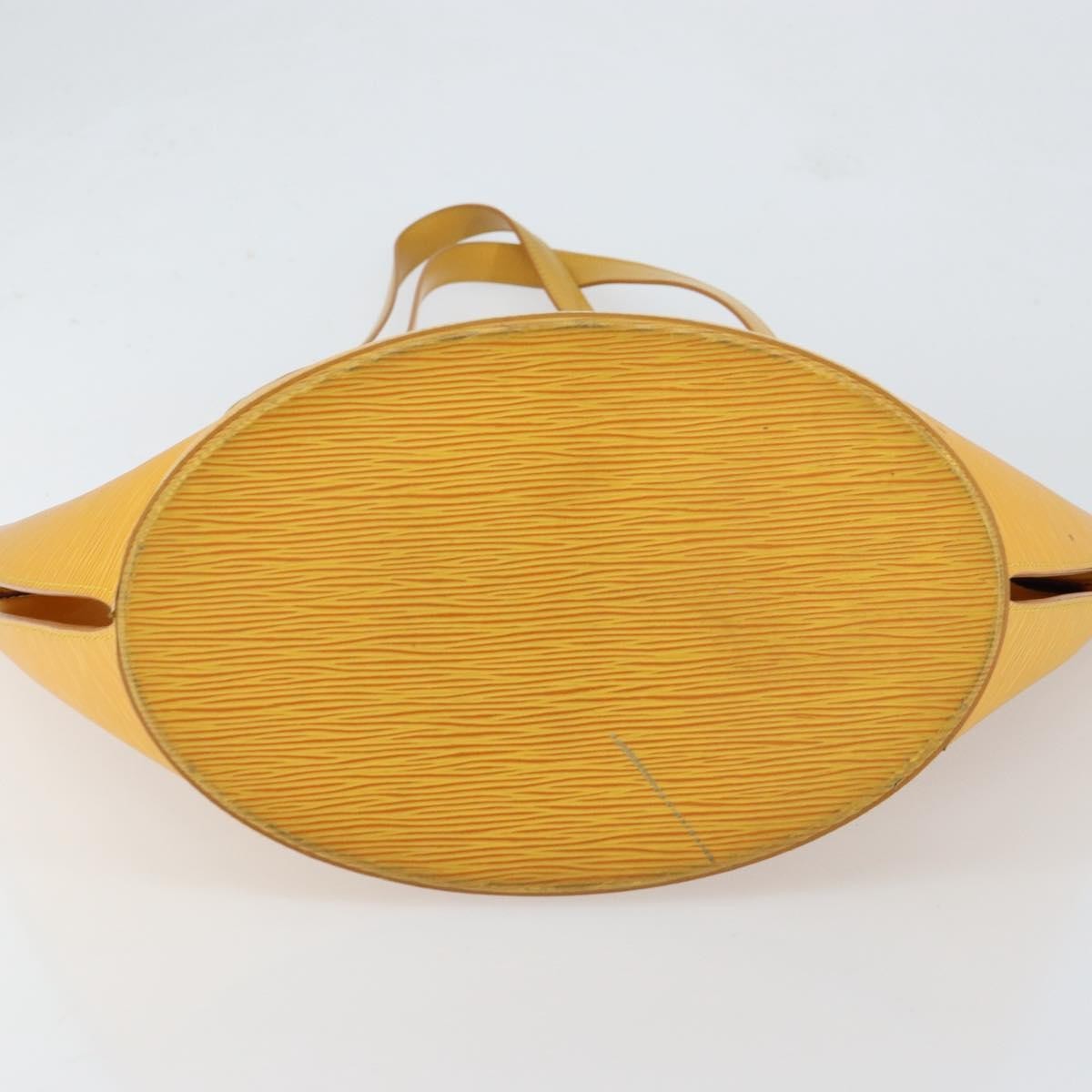 Louis Vuitton Saint Jacques Epi Leather Yellow Leather Handbag (Pre-Owned)